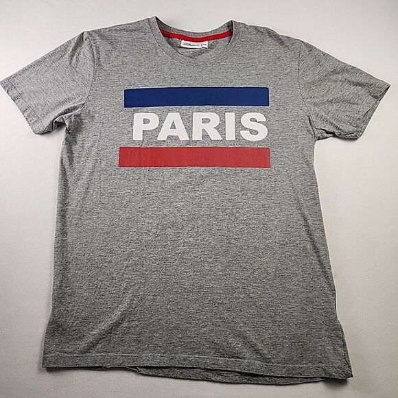 O’ Paristyle Paris Grey Paris France T Shirt XXL Crew Neck Short Sleeve - Picture 1 of 8